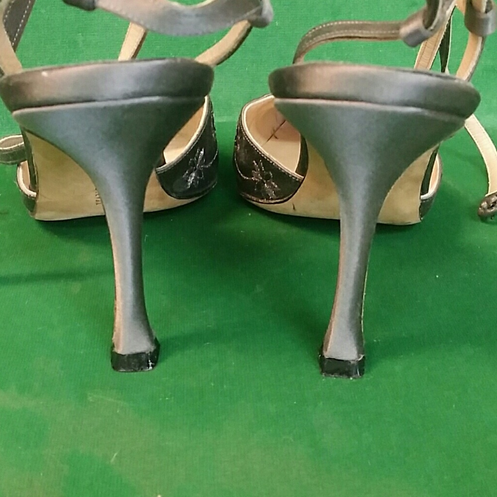 MANOLO BLAHNIK Strappy Heels 7.5 - Picture 7 of 8